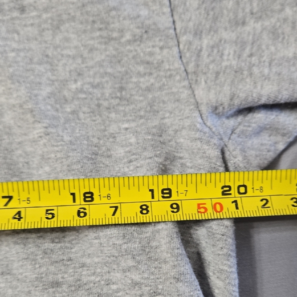Fruit of the Loom Sz Large Womens Gray Panama City Cropped Beach Tee - Picture 5 of 6